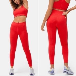 OUTDOOR VOICES Women’s Saddleback TECHSWEAT 7/8 Flex Legging Paprika Red Size XS